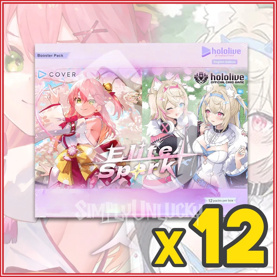 Hololive Official Card Game: Elite Spark Booster Case BP03E English Ships 12/19 - Image 1 of 2