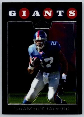 2008 Topps Chrome Brandon Jacobs New York Giants #TC52 - Image 1 of 2