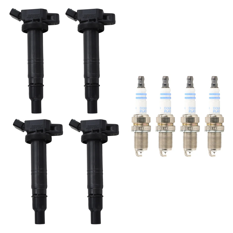 Kit de 4 bujías Denso Bobina de encendido Bosch Platinum para Matrix xB 2.4 L4 DOHC Foto 1 de 1