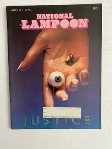 National Lampoon Magazine Justice August 1975 - Picture 1 of 7