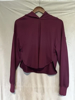 Sudadera con Capucha Gilly Hicks Go Active Enfriamiento Recortado Espalda Abierta Agujero para Pulgar Talla Pequeña Nueva Foto 1 de 4