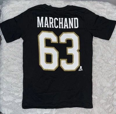 CAMISETA DE HOCKEY BOSTON BRUINS BRAD MARCHAND NHL JÓVENES NIÑOS PEQUEÑA NUEVA CON ETIQUETAS Foto 1 de 2