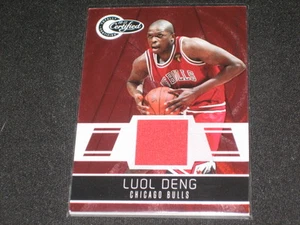 LUOL DENG BULLS CERTIFIED AUTHENTIC GAME USED JERSEY BASKETBALL CARD #241/249 - Picture 1 of 1