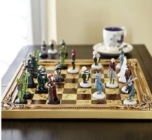 Disney Alice Through the Looking Glass Chess Set Limited Edition 500 NIB - Picture 1 of 11