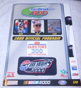 CarsDirect.com 400 Souvenir program 2000 - NASCAR- Plus starting lineup and more - Picture 1 of 5