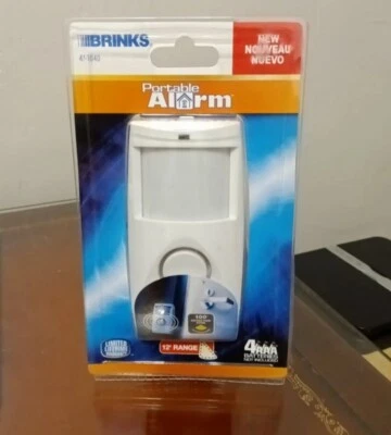 BRINKS 47-1040 Portable Motion Sensor Security Alarm w/ 12' Range - Image 1 of 2