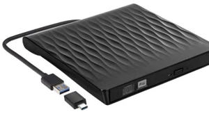 Slim Externes CD DVD Laufwerk, Slim Tragbarer CD Leser Brenner Brenner USB 3.0 - Bild 1 von 7