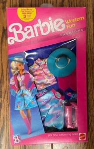 1989 Barbie Western Fun Fashions Outfit - Mattel #9952 Neu in OVP - Bild 1 von 3