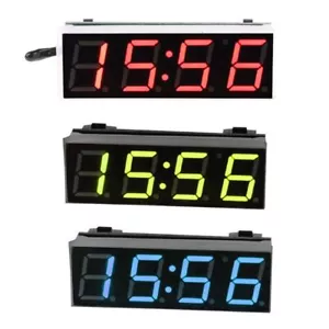 Digital Car LED Electronic Clock Time Temperature 3 in Meter - Picture 1 of 10