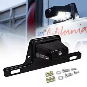Trailer LED License Plate Light Bracket Mount Universal 12V For RV Boat Tag EXV - Picture 1 of 13