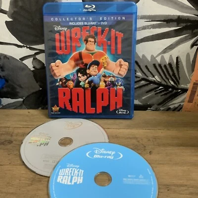 🛑 Wreck-It Ralph (Blu-ray/DVD, 2013) OPEN BOX - Image 1 of 2