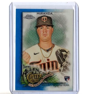 2022 Topps Chrome Allen & Ginter Chrome Blue Refractor Jose Miranda RC # 35/150 - Picture 1 of 1