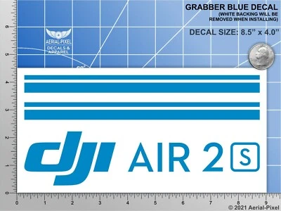 DJI Air 2S Drone Case Decal  for Nanuk Pelican GoProfessional GPC & More Mavic - Image 1 of 3