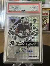 2022 Mosaic Zamir White Rookie Scripts AUTO PSA 10 #RSZW RC Prizm POP 1! 💥