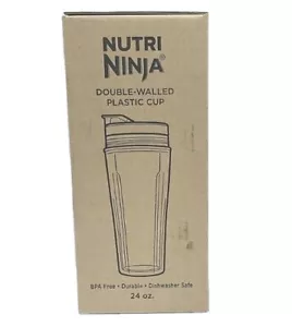 Nutri Ninja 24-Ounce Double-Wall BPA-Free Tritan Cup for Nutri Ninja Blenders - Picture 1 of 2