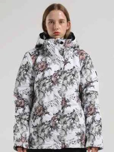 SMN Women's Winter Ski Suit Windproof And Waterproof Quilted Warm Outdoor JACKET - Picture 1 of 6