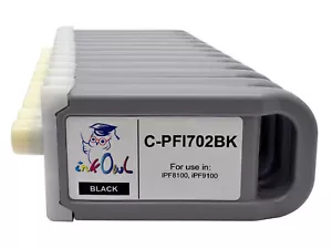 12 InkOwl 700ml Compatible Cartridges for CANON PFI-701 702 iPF8100 iPF9000 - Picture 1 of 1