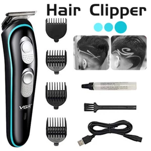 Cordless Mens Hair Clippers Shaver Trimmers Machine Beard Electric Professional - Picture 1 of 10