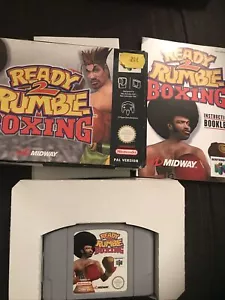 Ready 2 Rumble Boxing nintendo 64 Jeu Complet Avec Notice + Publicité - Picture 1 of 12