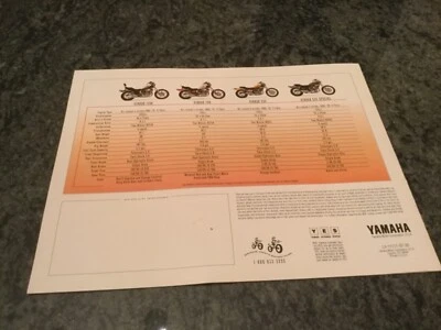 Yamaha Virago 1995 distribuidor folleto modelos 1100 750 535 libro especial vintage  Foto 1 de 3