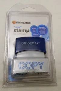 Office Max Copy Stamp OM 96480 Pre-Inked  Reinkable Sign Message Office - Picture 1 of 2