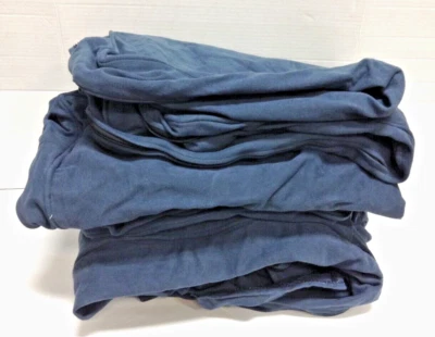 Sofá básico Pottery Barn funda antideslizante seccional brazo izquierdo sofá de dos plazas puerto lona azul Foto 1 de 4