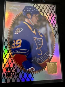 1996-97 Pinnacle Summit Ice Wayne Gretzky Foil Parallel Card #67 St. Louis Blues - Foto 1 di 2