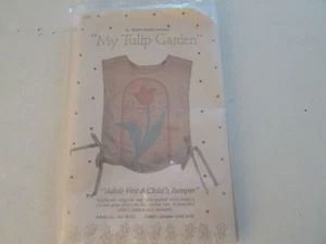 My Tulip Garden Adult Vest and Child's Jumper - Picture 1 of 2