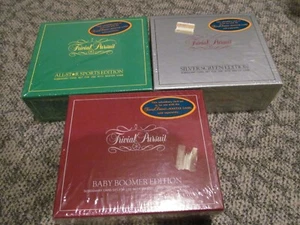Trivial Pursuit Game Trivia Cards All-Star Sports Baby Boomers Silver Screen NIP - Picture 1 of 5