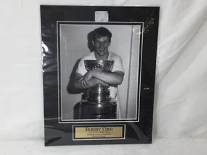 Foto enmarañada de los Boston Bruins Bobby Orr Stanley Cup Champions Team 11x14 - Imagen 1 de 1