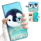 ( For Samsung S8 Plus / S8+ ) Flip Case Cover Aj23928 Penguin
