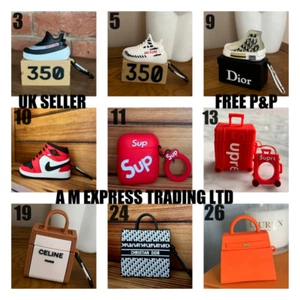For AirPods 1st & 2nd Generation Pro & 3 Silicone Earphone Charger Case Cover - Picture 1 of 73