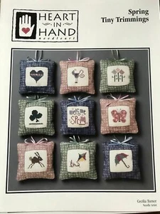 Cross Stitch Pattern Booklet: Spring Tiny Trimmings (Heart in Hand) - Picture 1 of 1