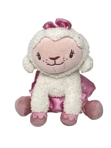 Disney Store Disney Jr Doc McStuffins Lambie Lamb Sheep Sitting Plush Toy 7" - Picture 1 of 6