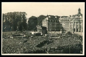 Münster 1930 - Katholikentag Abschlussgottesdienst am Schloss - Foto-AK 14x9cm - Bild 1 von 2