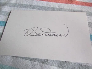 Bobby Doer Autographed Index Card - Picture 1 of 1