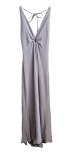 Vintage Y2K Cache ärmelloses Neckholder formelles Kleid helllila funkelnd Stretch Größe 2 - Bild 1 von 9