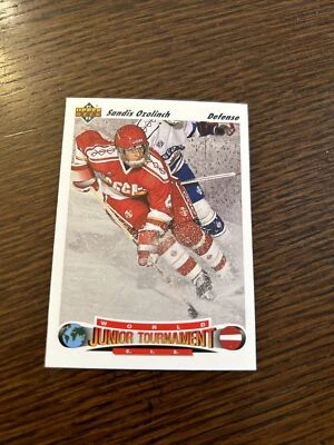 1991-92 UPPER DECK SANDIS OZOLINCH ROOKIE BUY ONE GET ONE FREE WOW! #661 MINT - Image 1 of 2