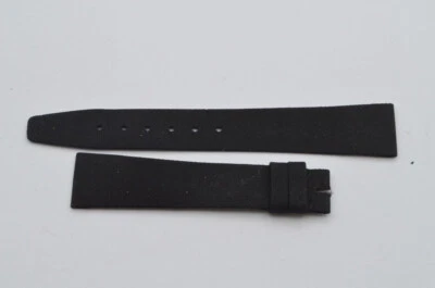 Brazalete de cuero Piaget 17 mm para cierre de espina 14 mm negro raro Foto 1 de 2