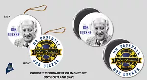 BOB UECKER Memorial - Collectibles / Patch Brewers Mr Baseball Miller Lite Radio - Picture 1 of 1
