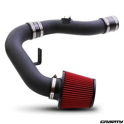 BLACK COLD INTAKE AIR FILTER INDUCTION KIT FOR SUBARU IMPREZA GDA NEWAGE WRX STI - Image 1 of 4