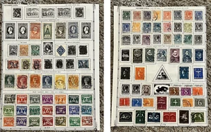 1913-1944 NETHERLANDS STAMP LOT ON ALBUM PAGE SETS, SHORT SETS, QUEEN WILHELMINA - Picture 1 of 21