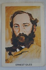 Explorers Sunblest Tip Top Australia Collector Card - Ernest Giles