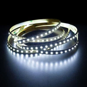 5m (500cm) LED Streifen Band Leiste 24V Kalt Weiß 6000K IP20 600LEDs 120LED/m SM - Picture 1 of 1