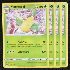 Cartas Pokemon 4x Victreebel 003/163 Juego Estilos de Batalla Casi Nuevo/Muy Nuevo - Imagen 1 de 1