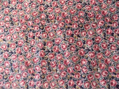 Cotton Fabric Robert Kaufman 2 Yd X 42" Mini Mauve Pink Dime Size Roses Material - Image 1 of 4