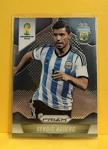 2014 SERGIO AGUERO PANINI WORLD CUP PRIZM BASE CARD. No:13 - Picture 1 of 2