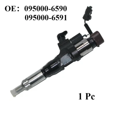 Diesel Injector 095000-6590 For Hino 155 195 338 258 268 300 5.0L 7.7L 2012-17~ — 第 1/4 张图片