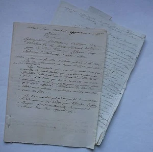 Arras. Epitaphier cimetière Saint Nicaise.Note sur Wignacourt De Beaufort. XIXè  - Imagen 1 de 1