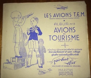 ENFANTINA AVIÓN TURISMO Placa DE Los Sujetos Ha Cortar DE aprox. 1935. - Imagen 1 de 6
